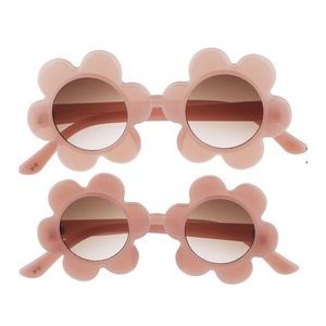 Matching Mommy and Me Sunglasses. Flower Pattern. Pink. NWT.